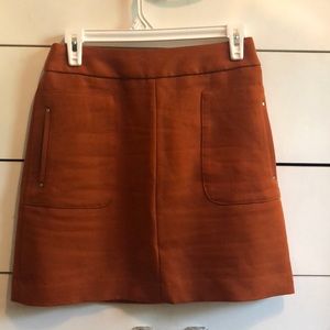 H&M orange skirt